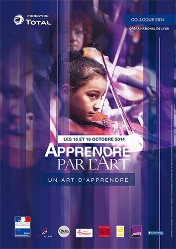 affiche Colloque Apprendre par l'Art